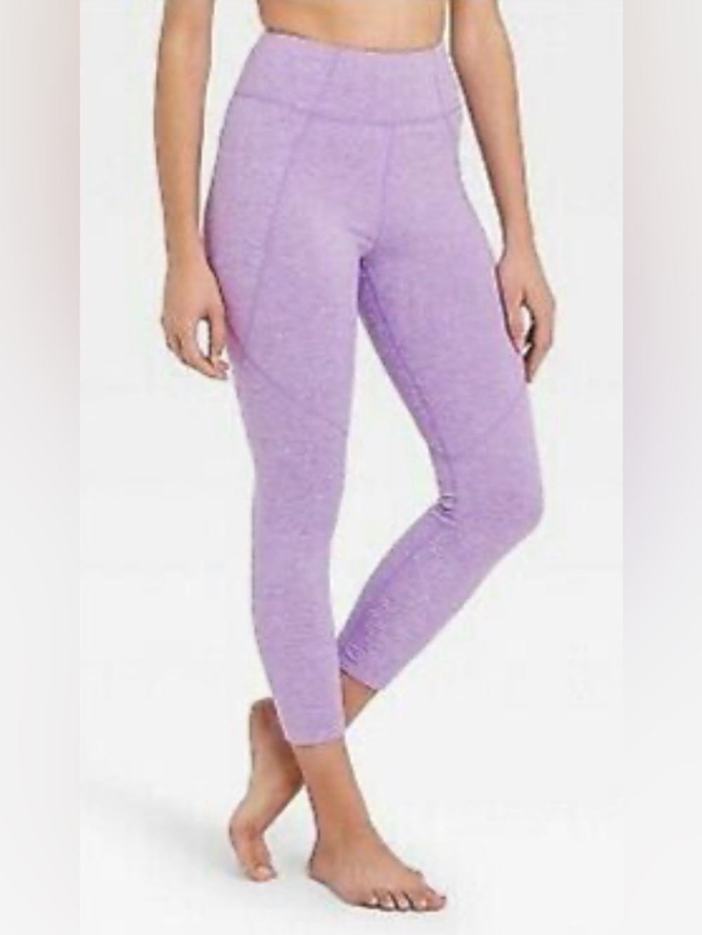 Women's Joy Lab High Rise Legging 7/8 Length Lavender - M